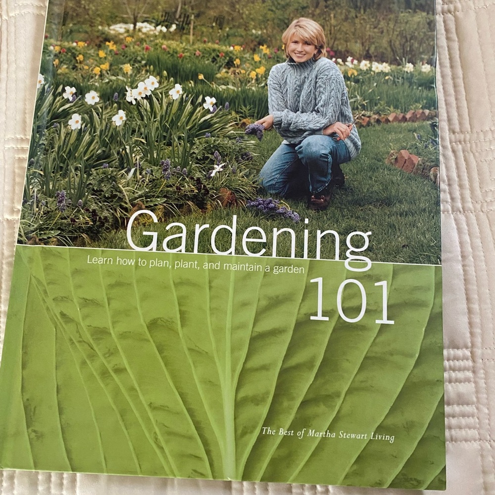 Gardening 101 Book Martha Stewart